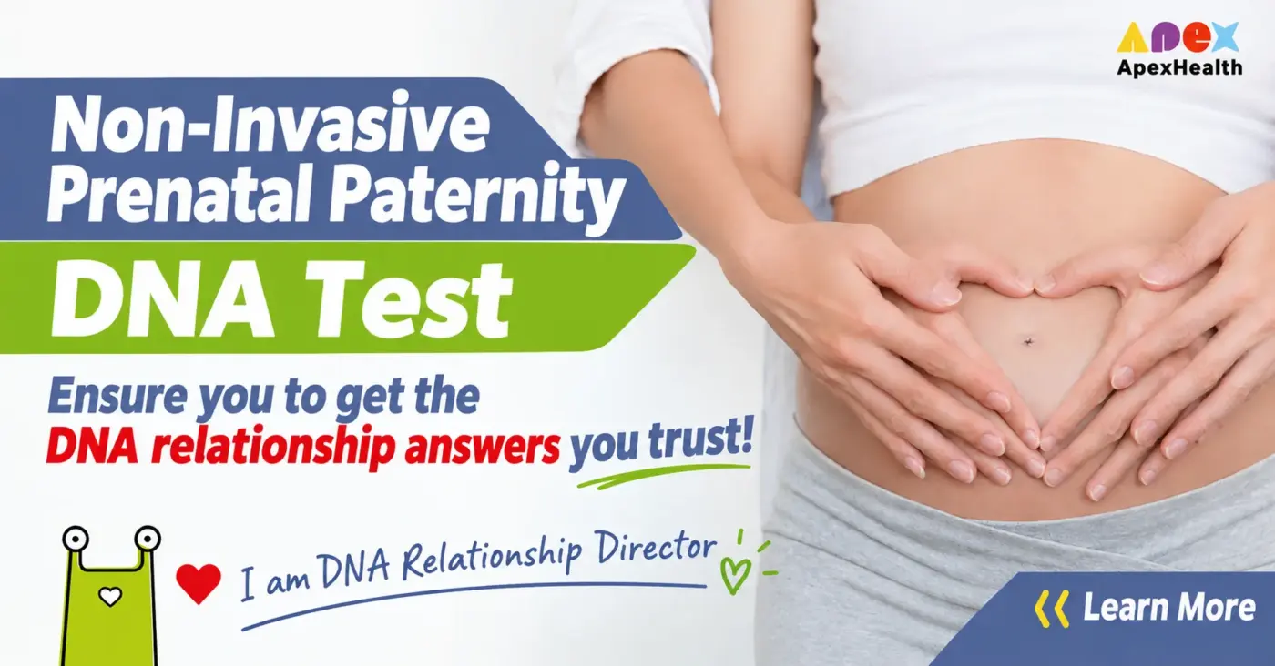 Non-Invasive Prenatal Paternity DNA Test Banner 1200x628 ApexHealth