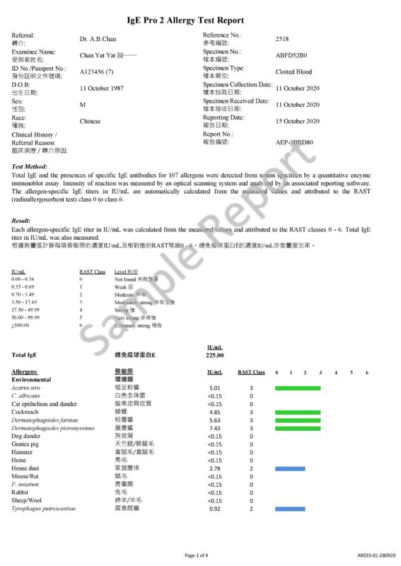 AR035_IgE Pro2 Allergy Test _ V01_Sample Report (1st page)-page-001