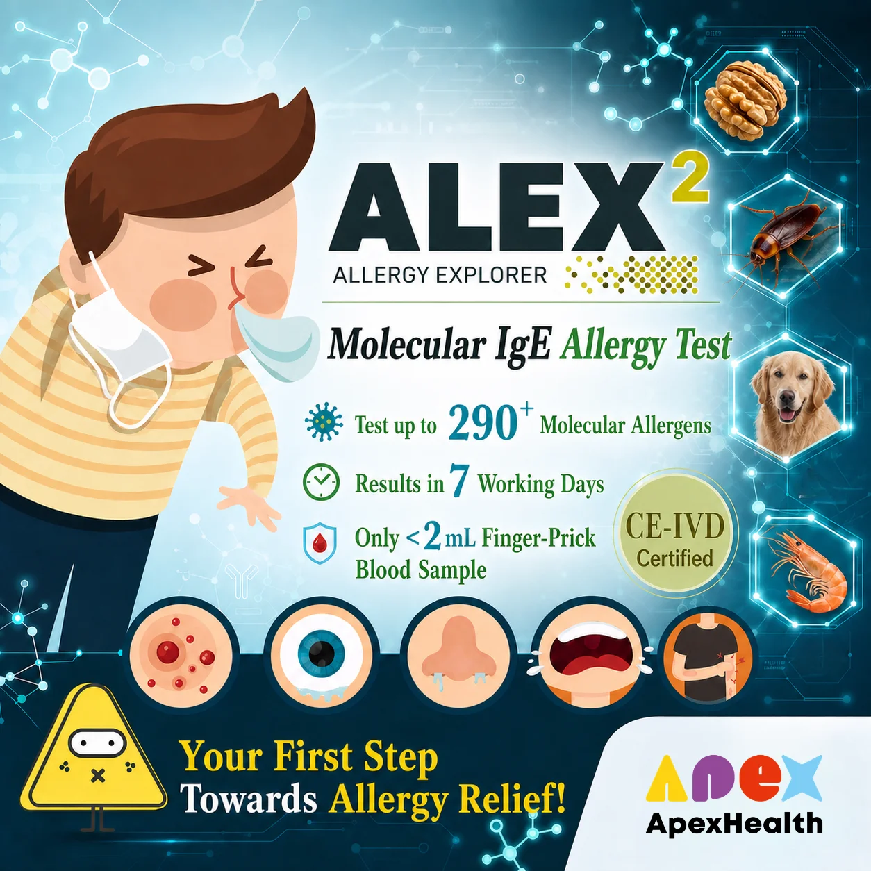 Updated IgE Alex2 Product Image_EN Updated IgE Alex2 Allergy Test Product Image_EN